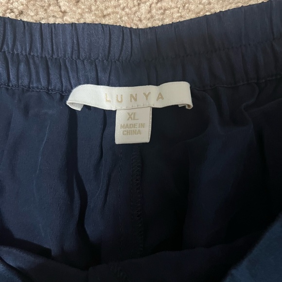 NWOT NAVY Lunya 100% Washable Silk Pajama Pants - Picture 6 of 7